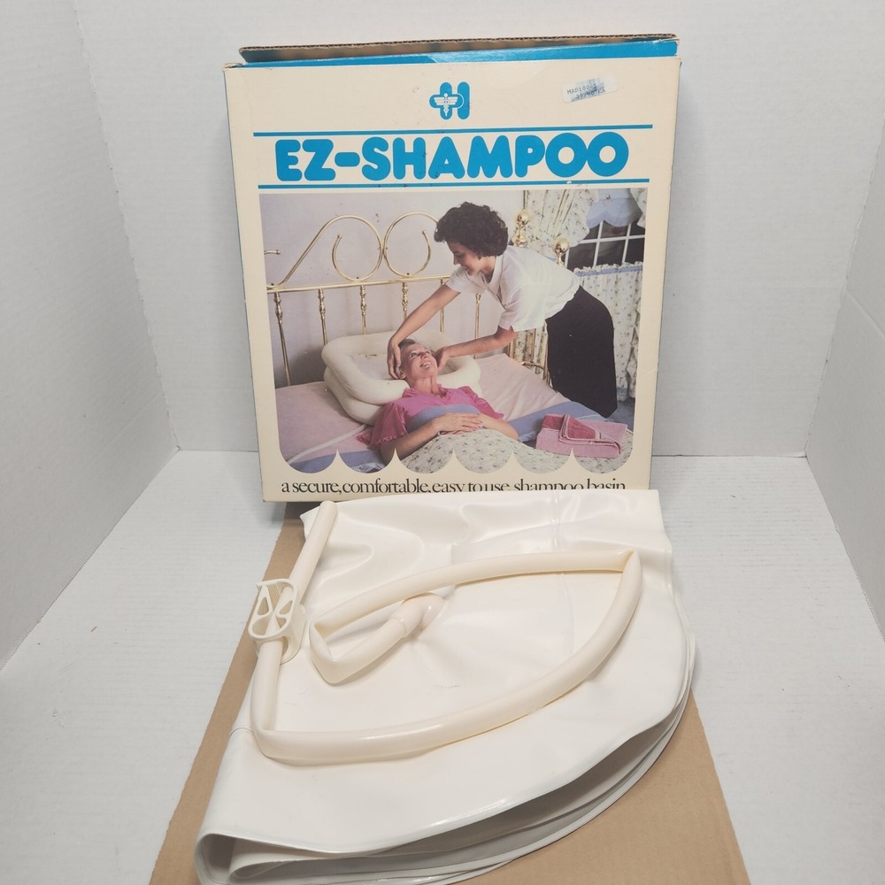 EZ-Shampoo Inflatable Basin Sink Portable Drain Hair Washing Blow Up Handicap